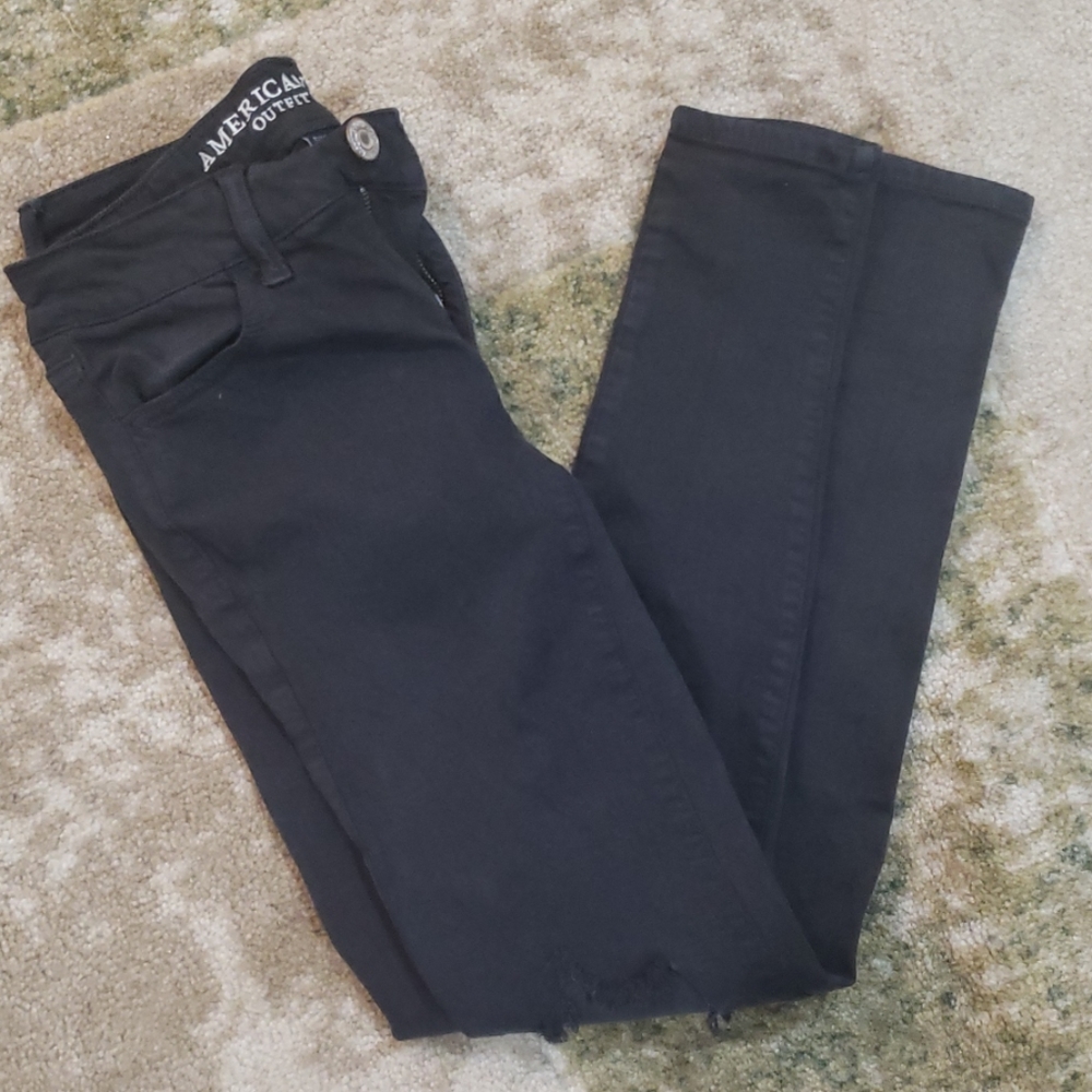 AE black hole jeans skinny stretch